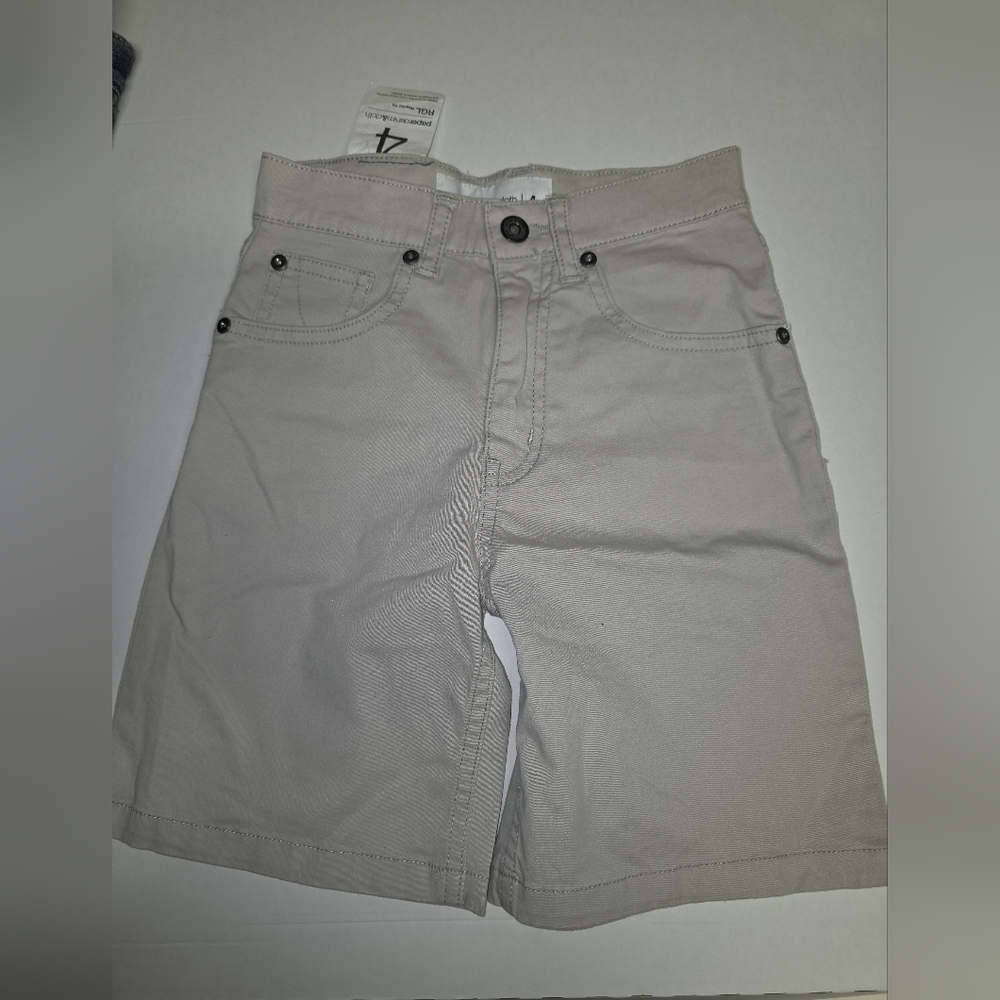 NWT Paper Denim & Cloth Light Gray Shorts US 4